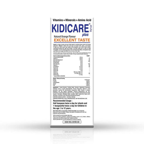 Vitabiotics Kidicare Plus Syrup
